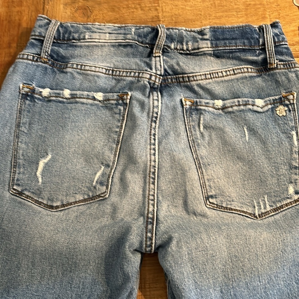 Black Orchid Skinny Boyfriend Jeans. Sz~26. Washed Distressed Denim EUC - Picture 7 of 12